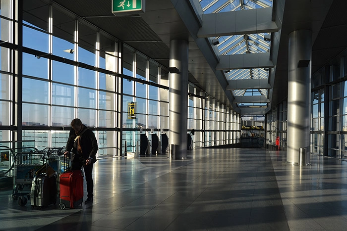 Terminal 3, Københavns Lufthavn Den spidse del af bygningen