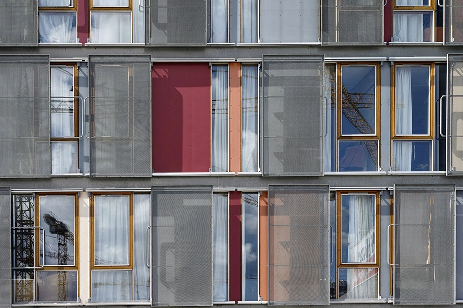 Industrikollegiet Facadeudsnit