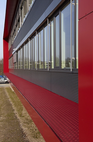 EASV Erhvervsakademi Sydvest Facadeudsnit