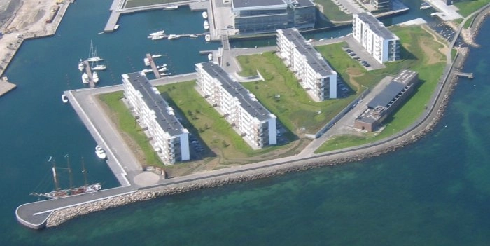 Tuborg Sundpark Luftfoto