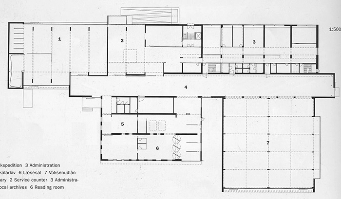 Hillerød Bibliotek Plantegning