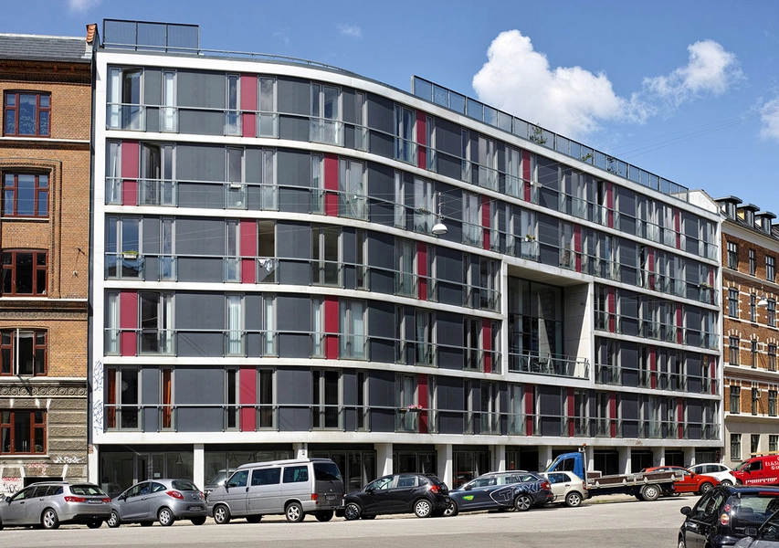 Thorsgadekollegiet Facaden set fra Thorsgade