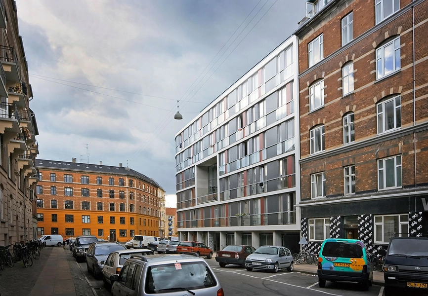 Thorsgadekollegiet Facaden set fra nord-øst langs Thorsgade