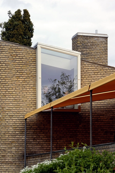 Varmings hus Facadeudsnit