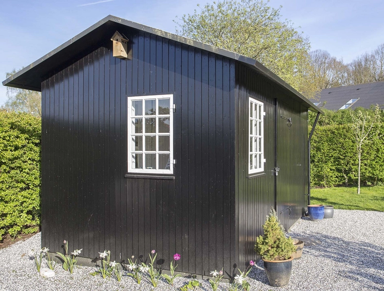 De ovale haver / De runde haver Kolonihavehuset i have nr. 28