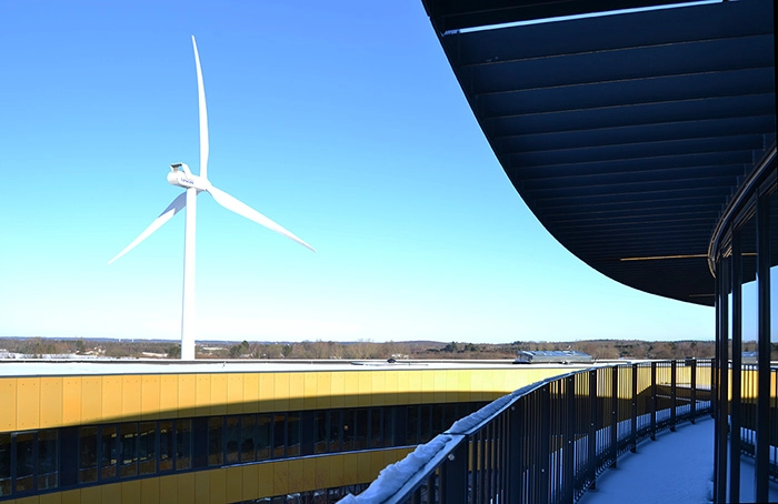 Widex Udsigt fra tagetage