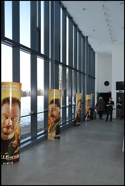 Geomuseum Faxe, Kulturhuset Kanten Den anden fløj er dobbelthøj.