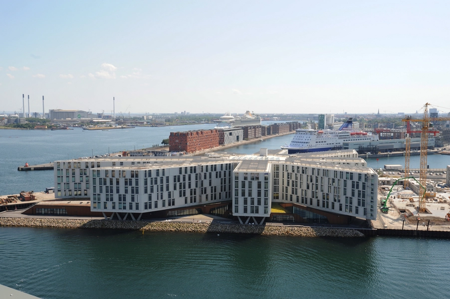 FN-byen Set fra nord