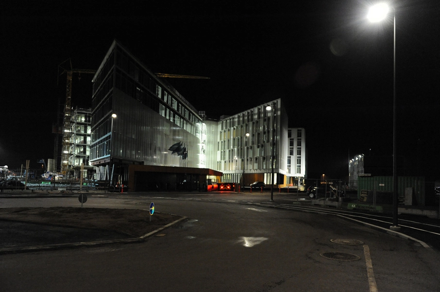 FN-byen Set fra syd, nat