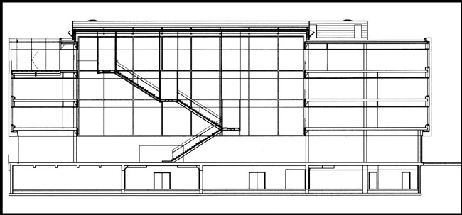 Sparekassen Kronjyllands Hovedkontor Snit