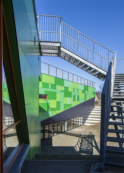 Bakkegårdsskolen Udvendig trappe