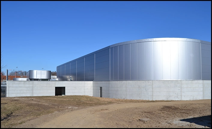 Gentofte Skøjtehal Set fra syd