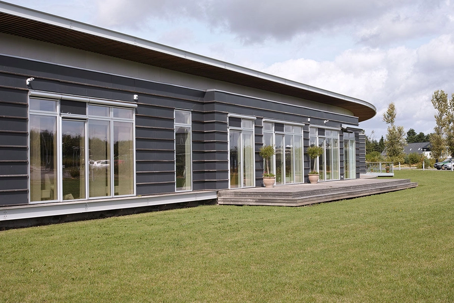 Symfonien plejeboliger og center Facadeudsnit, aktivitetscenter