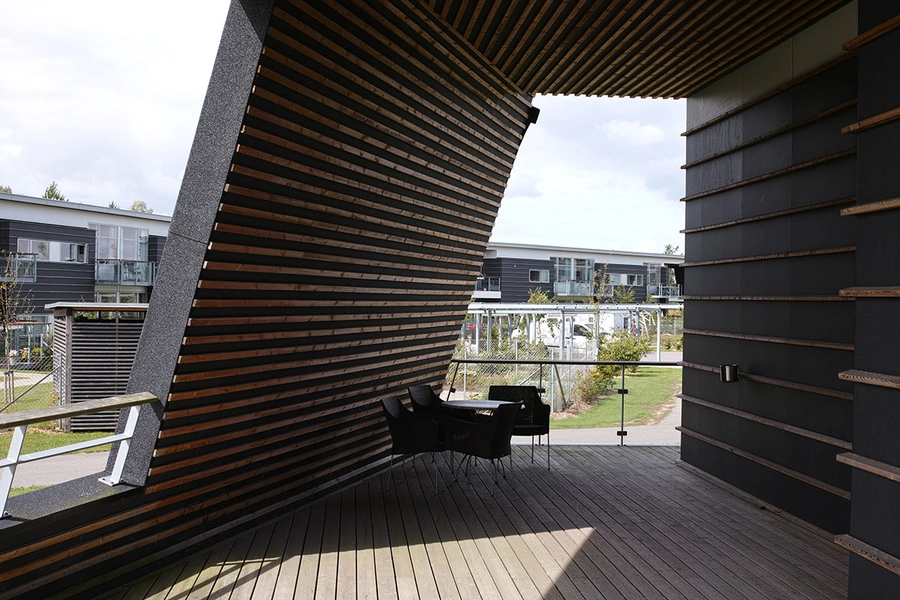 Symfonien plejeboliger og center Overdækket terasse