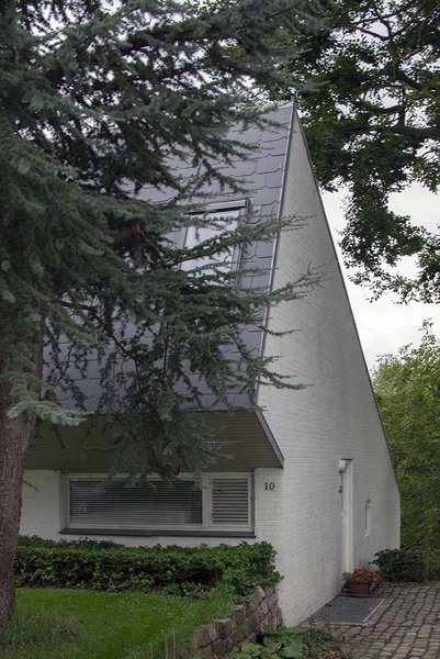 Simonys hus, Geelsvej 10 Entrésituation på nordfacaden