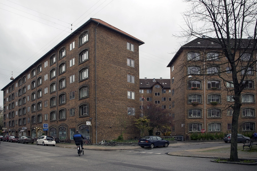 Stefansgård Bebyggelsen set fra Stefansgade