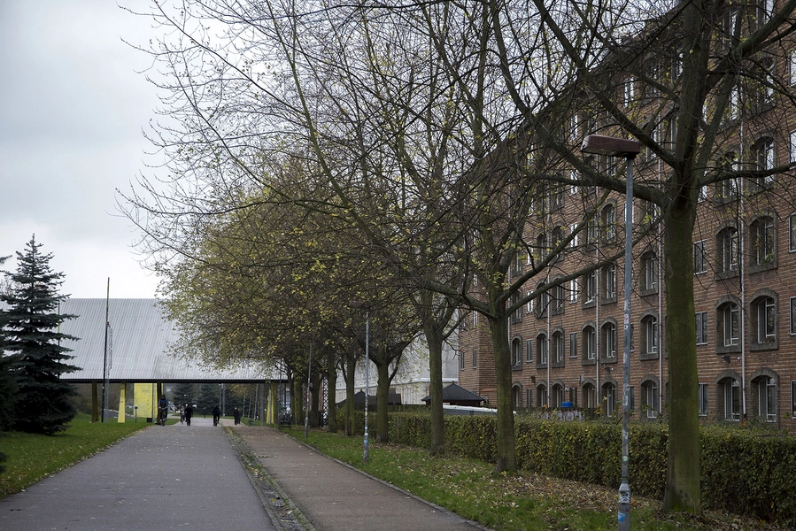 Stefansgård Bebyggelsen set fra Nørrebro Parken