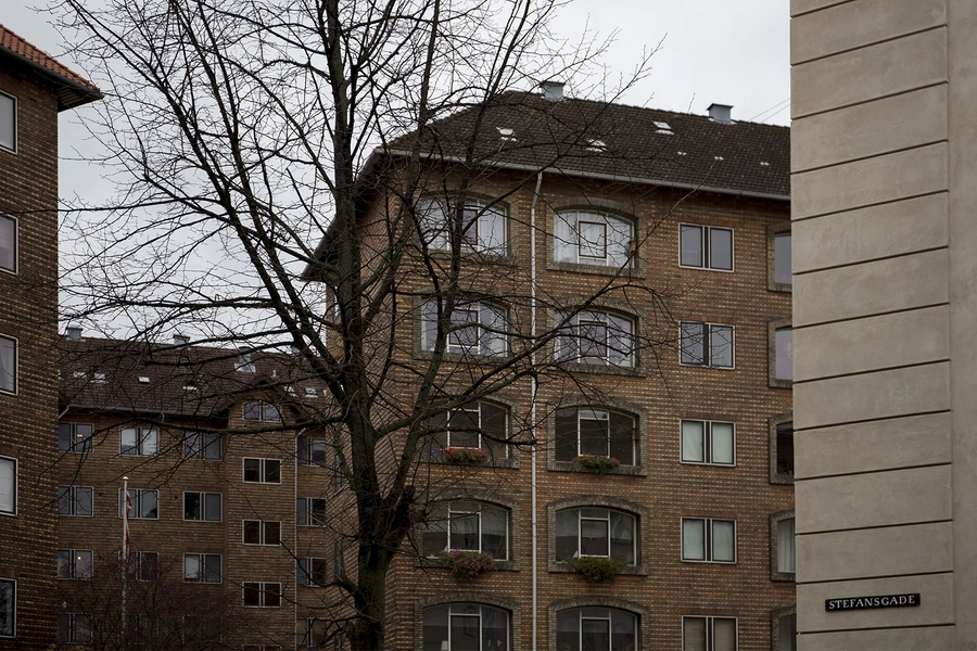 Stefansgård Facadeudsnit