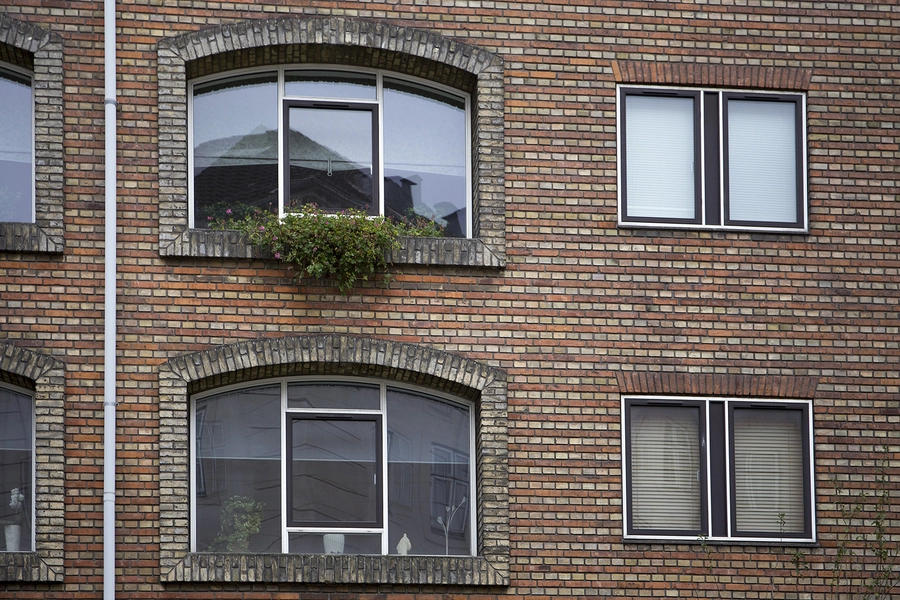 Stefansgård Facadeudsnit, vinduer