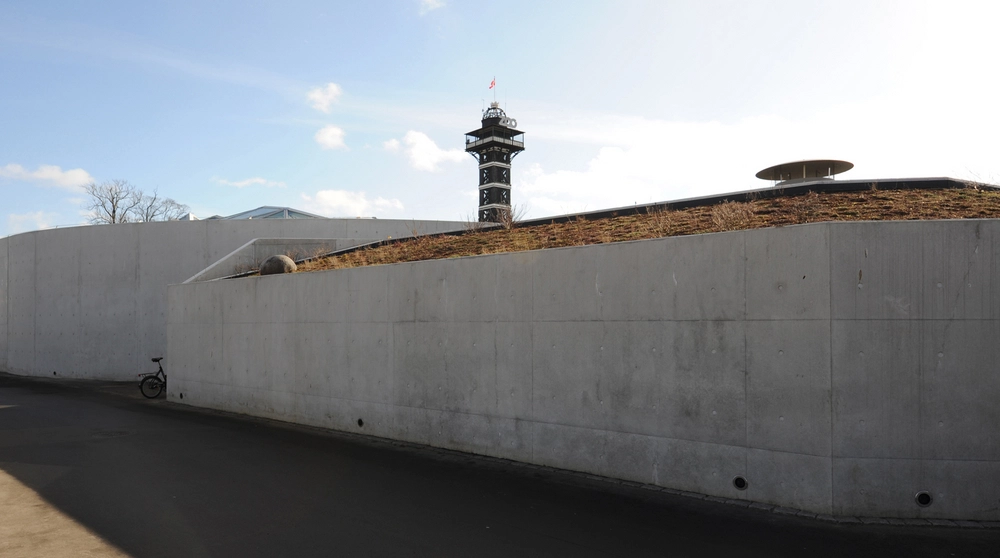 Den Arktiske Ring Det nye anlæg set fra nordvest