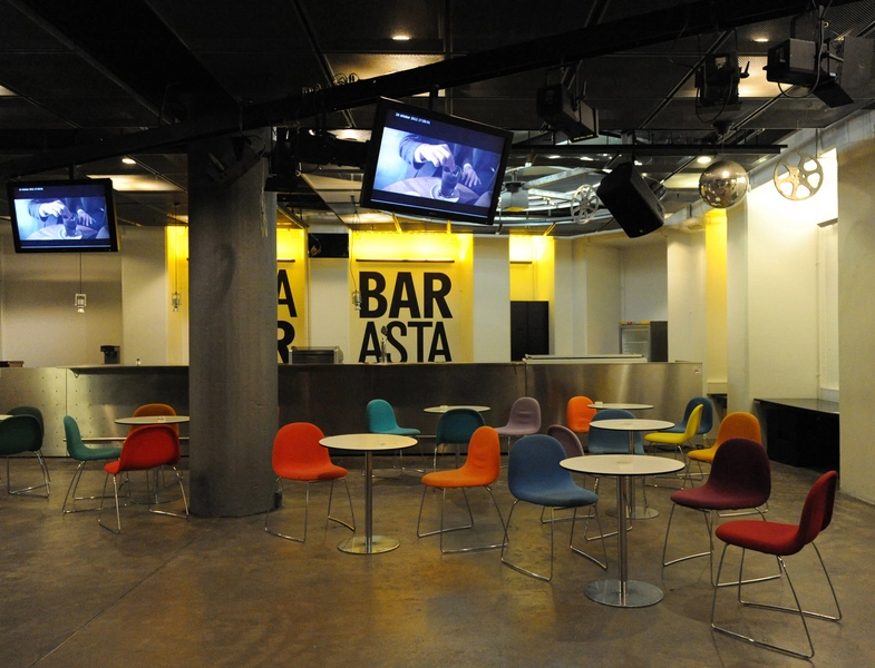 Filmhuset Barområde i underetagen.