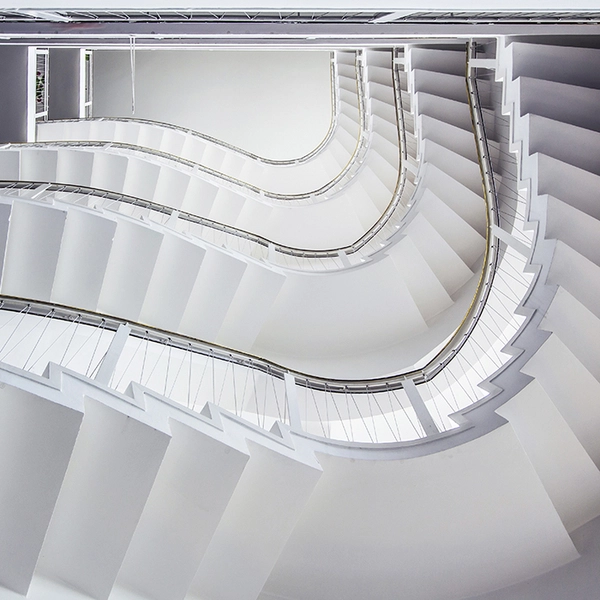 Lyngby Rådhus Trappeforløb. Foto: 2013