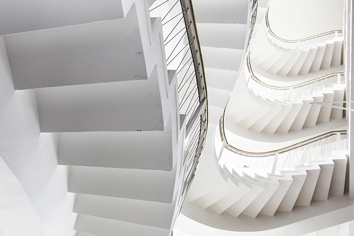 Lyngby Rådhus Trappeforløb. Foto: 2013