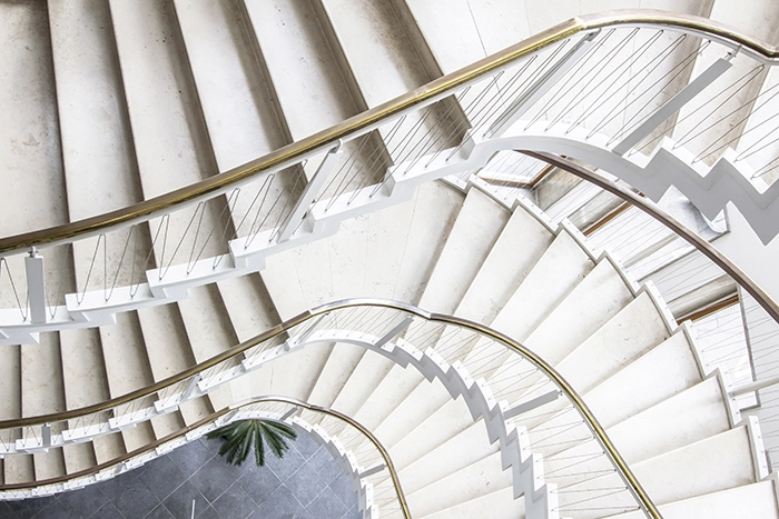 Lyngby Rådhus Trappeforløb. Foto: 2013